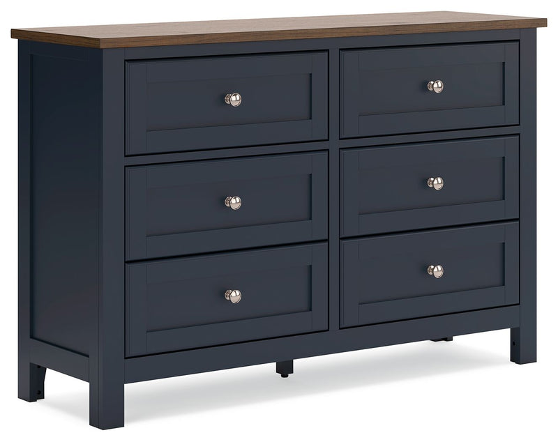 Landocken - Dresser - Brown / Blue