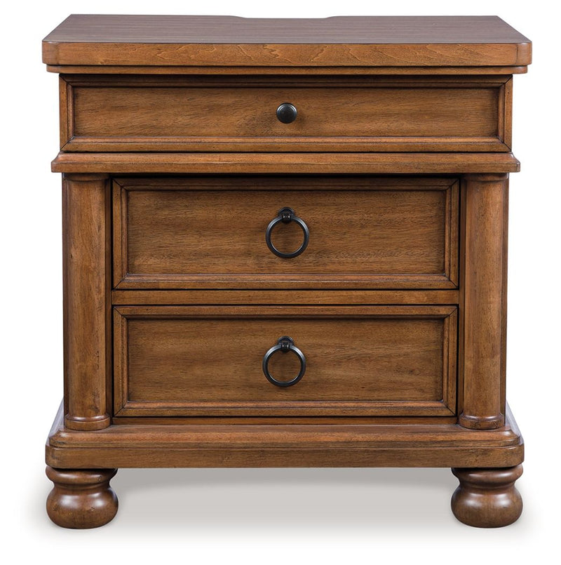 Rowlenstown - Three Drawer Night Stand