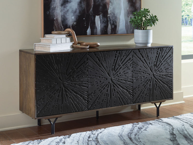 Lavinmont - Accent Cabinet - Multi Brown