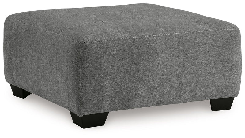 Birkdale Court - Oversized Accent Ottoman - Gray