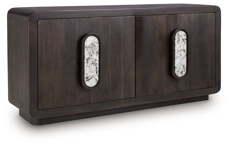 Elliston - Accent Cabinet - Espresso Brown