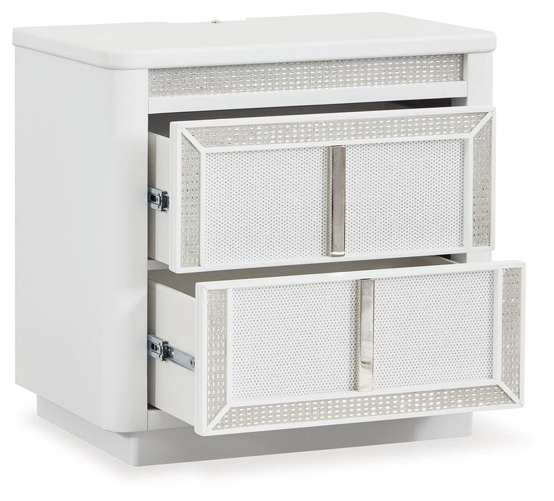 Chalanna - Two Drawer Night Stand - White