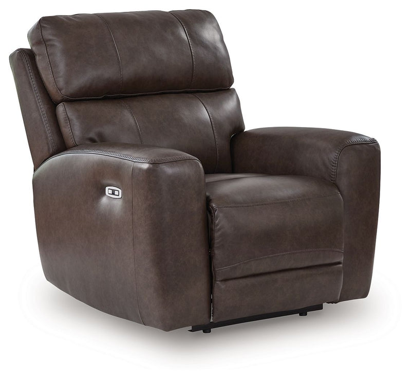 Crossplex - Power Recliner / Adjustable Headrest - Smoke