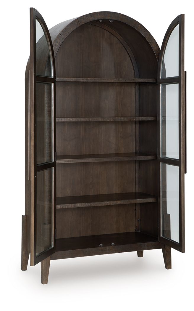 Benhall - Accent Cabinet - Dark Brown
