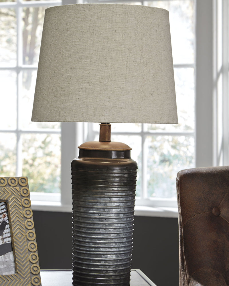 Norbert - Metal Table Lamp (Set of 2) - Gray