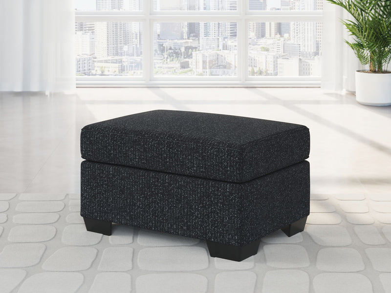 Jasmine Peaks - Ottoman - Coal