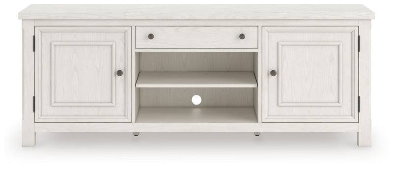 Robbinsdale - Extra Large TV Stand - Antique White