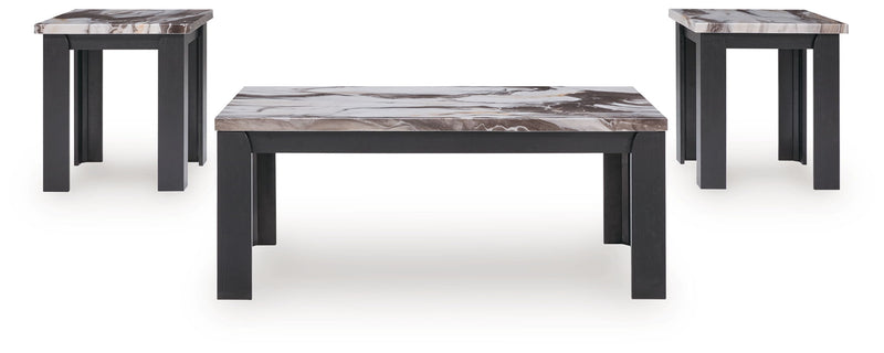 Jazmore - Occasional Table Set (Set of 3) - Dark Brown