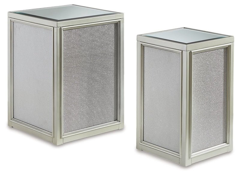 Traleena - Nesting End Tables (Set of 2) - Silver Finish