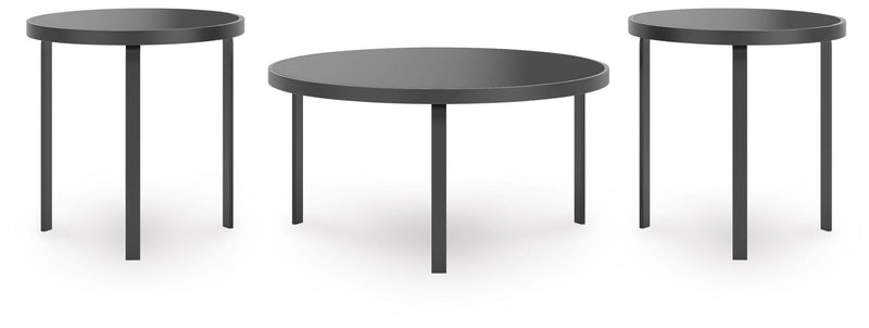 Dorylin - Occasional Table Set (Set of 3) - Black