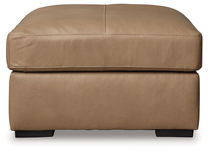Bandon - Oversized Accent Ottoman - Toffee