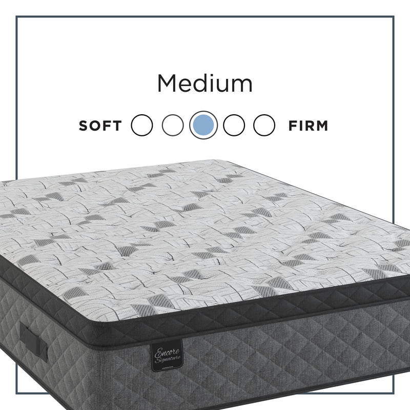 Encore Signature - Windsor Faux Euro Top Medium Mattress