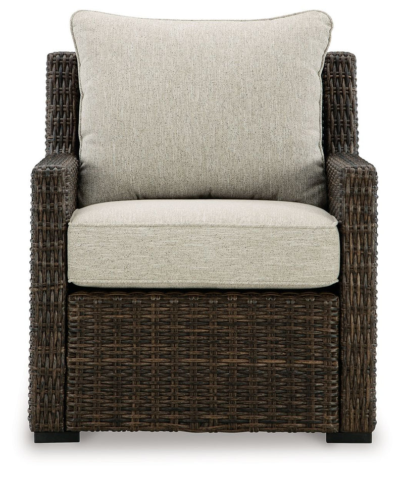 Brook Ranch - Lounge Chair With Cushion - Brown