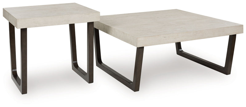 Westenfort - Occasional Table Set (Set of 2) - Espresso / Gray