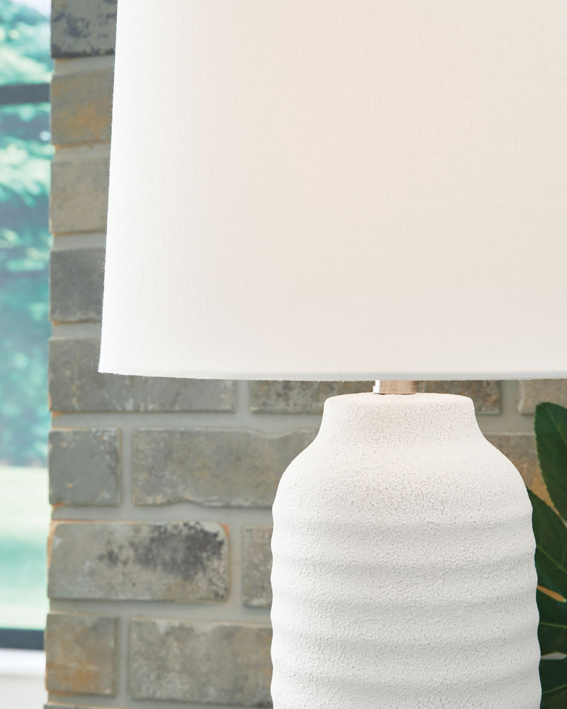 Vauville - Poly Table Lamp (Set of 2) - White