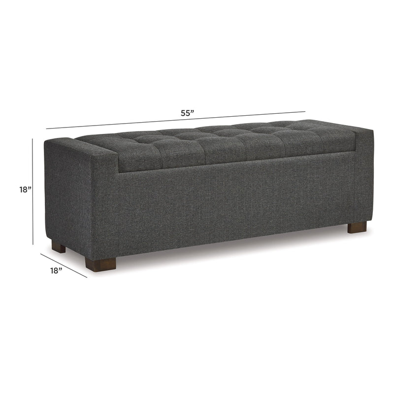 Cortwell - Storage Bench - Gray