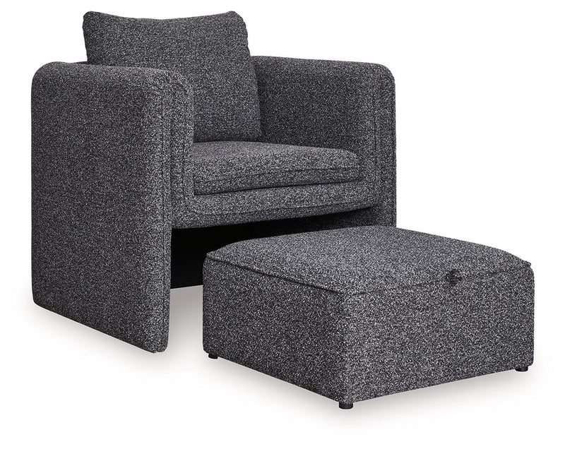 Vreni - Accent Chair - Charcoal / Black