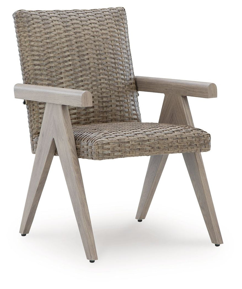 Cliff Trails - Arm Chair (Set of 2) - Beige