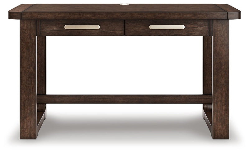 Breckington - Home Office Desk - Dark Brown
