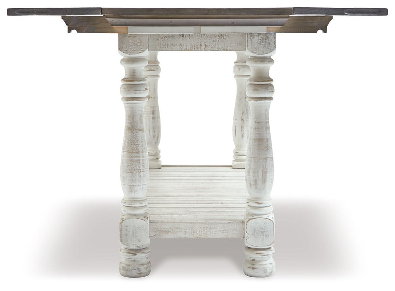 Havalance - Flip Top Sofa Table - Gray / White