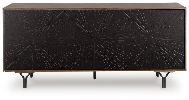 Lavinmont - Accent Cabinet - Multi Brown