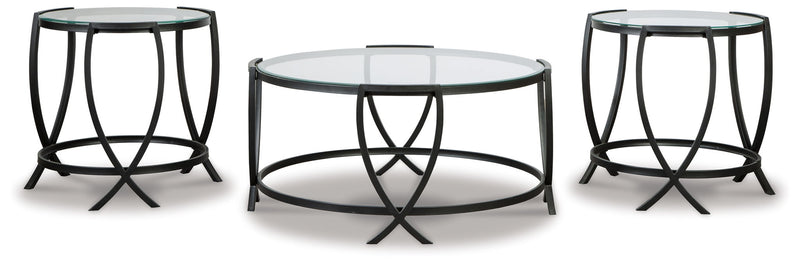 Tarrin - Occasional Table Set (Set of 3) - Black